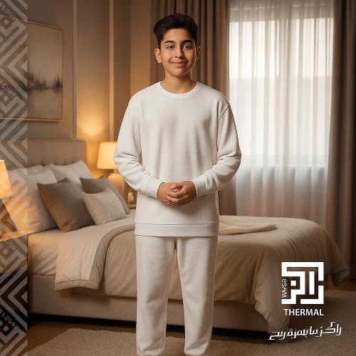 طقم بجامة حراري ولادي - ثيرمال راكز