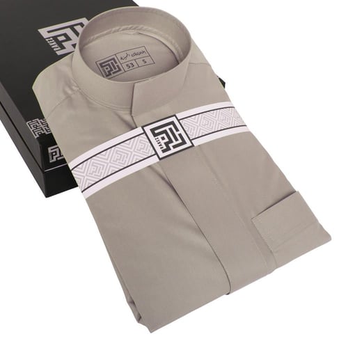 ثوب ملون صيفي ساده سحاب - راكز