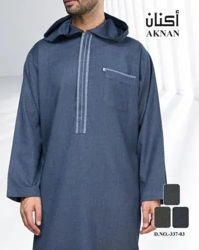 قميص شتوي مغربي رجالي كم طويل -أكنان5