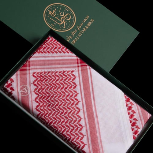 شماغ ياقوت احمر -العطار