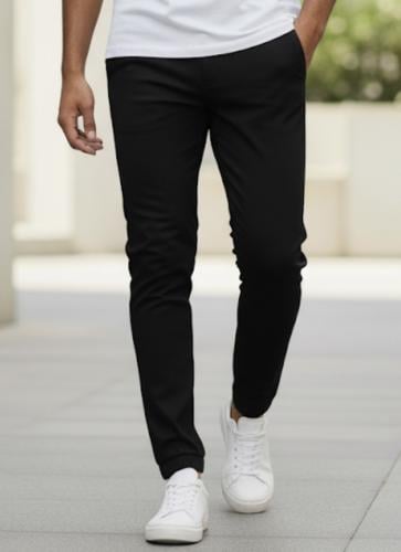 بنطلون بديل الجنز رجالي اسود