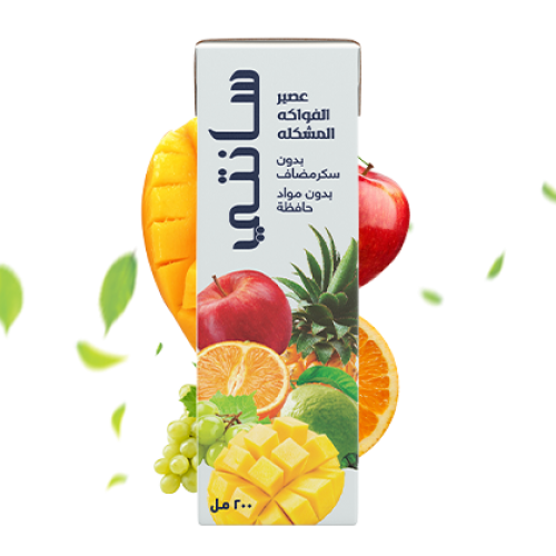 كرتون عصير سانتي فواكه مشكله (كومبي بلوك) - 24 عبو...