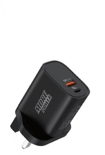 شاحن بيت مور بور منفذين 30واط يدعم بي دي ضمان سنين