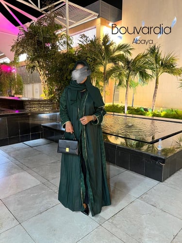 عبايه ركامه ااخضر