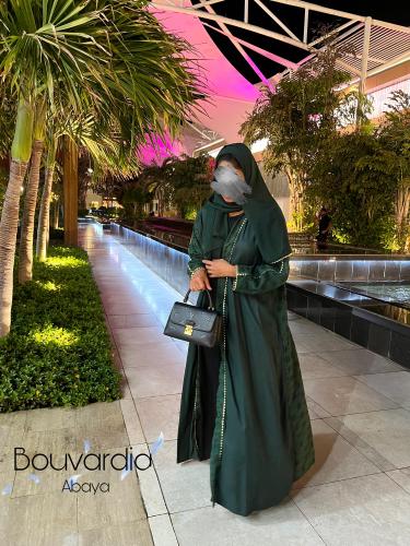 عبايه ركامه ااخضر