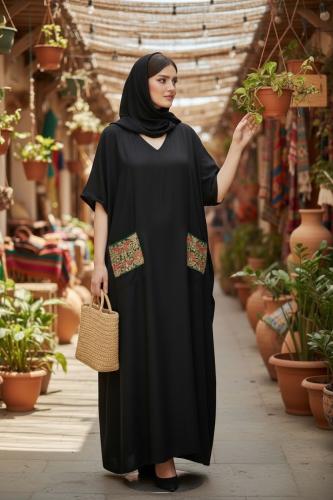 جلابيه اسود