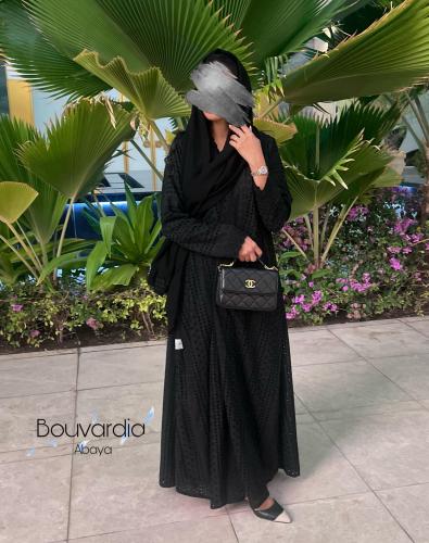 عبايه ركامه اسود