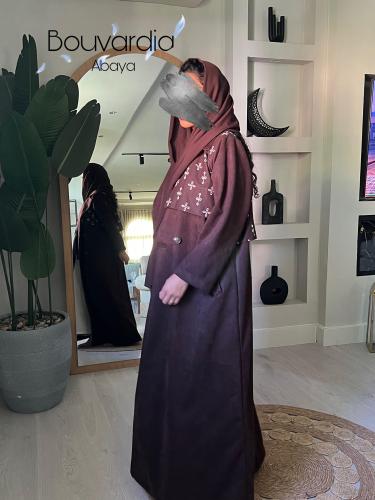 عبايه مخمل شتوي