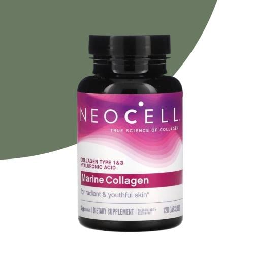 كبسولات فيش كولاجين مع حمض الهيالورنيك من نيوسيل،...