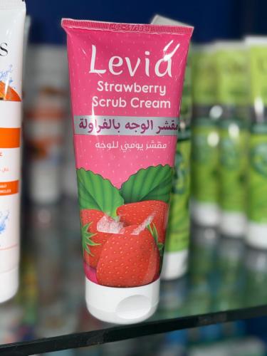 Levia Strawberry Face Scrub Cream مقشر وجه بالفراو...
