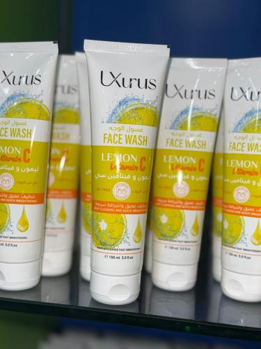 Uxurus Lemon Vitamin C Face Wash 150ml غسول ليمون...