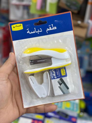 طقم دباسة SHORLY مع مزيل دبوس وعلبة دبابيس 24/6 –...