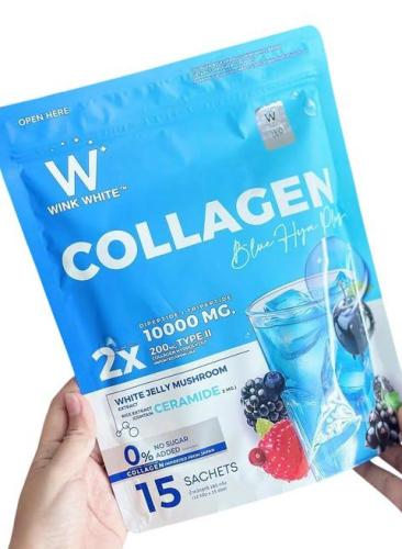 كولاجين وينك وايت بلو للتفتيح وشد البشرة