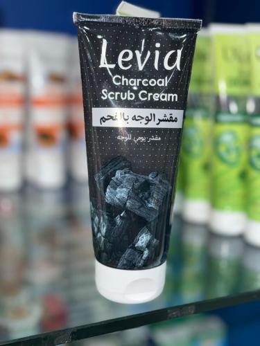 Levia Charcoal Face Scrub Cream مقشر الوجه بالفحم...