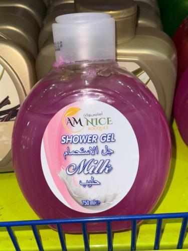 Amnice Bouquet Milk Shower Gel 750ml جل استحمام با...