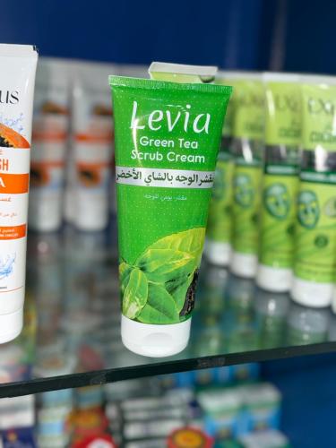 Levia Green Tea Face Scrub Cream مقشر الوجه بالشاي...