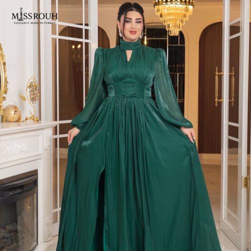 فستان الأناقة الملكية (اخضر)