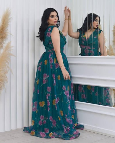 فستان زهرة الوعد (اخضر)