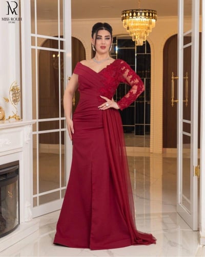 فستان "أميرة الليل" (احمر)