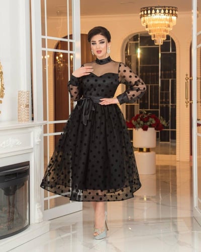 فستان إليجانس (اسود)