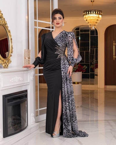 فستان "أسرار الليل" (رمادي)