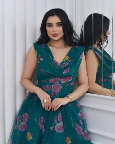 فستان زهرة الوعد (اخضر)