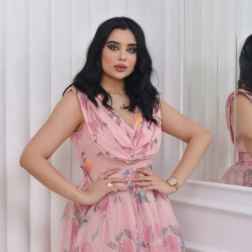 فستان زهرة الوعد (وردي)