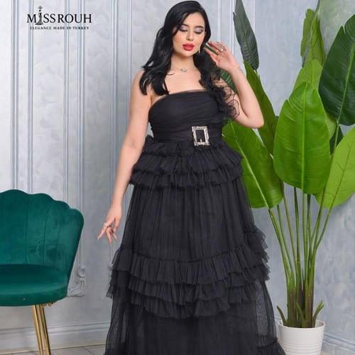 فستان لونا (اسود)