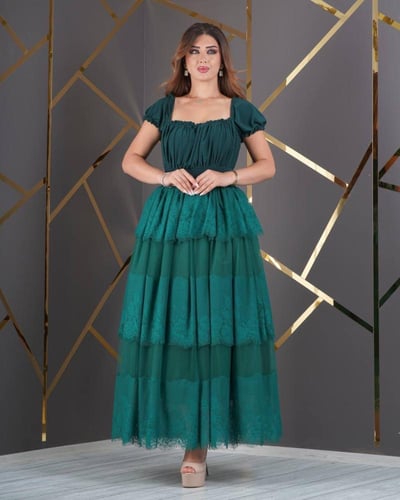 فستان ليان اخضر