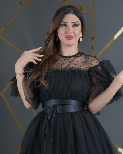 فستان فخامة الأميرة اسود