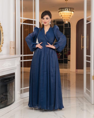 فستان "عبير الأنوثة" (كحلي)