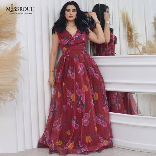 فستان زهرة الوعد (احمر)