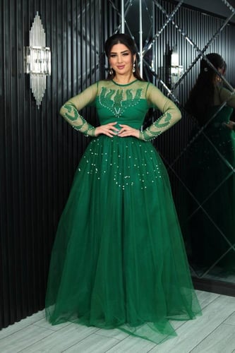 فستان "إميرالد كوين" اخضر