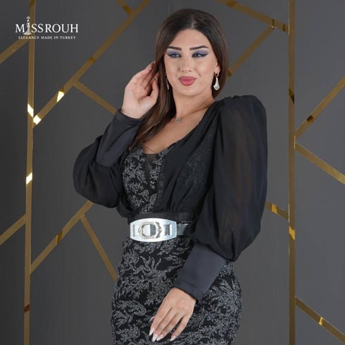 فستان "أوبرا" (اسود)