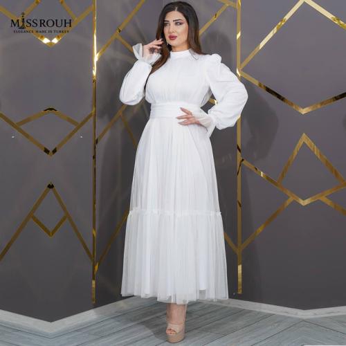 فستان الأناقة الحالمة (ابيض)