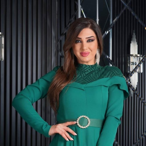 فستان سحر الأنوثة اخضر