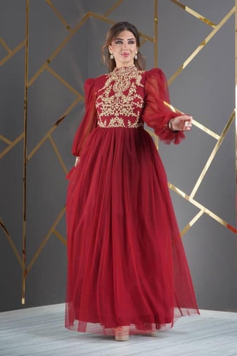 فستان برنسيس (احمر)