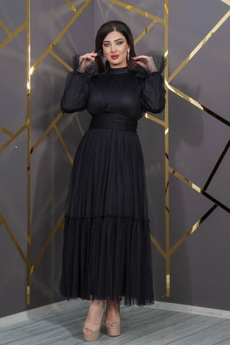 فستان الأناقة الحالمة (اسود)