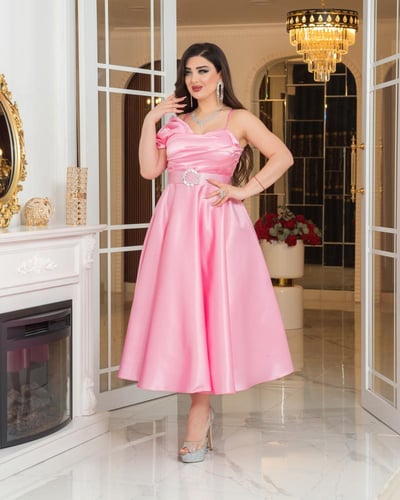 فستان "رغد الحياة" (وردي)