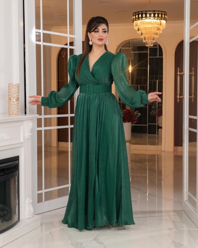 فستان "عبير الأنوثة" (اخضر)