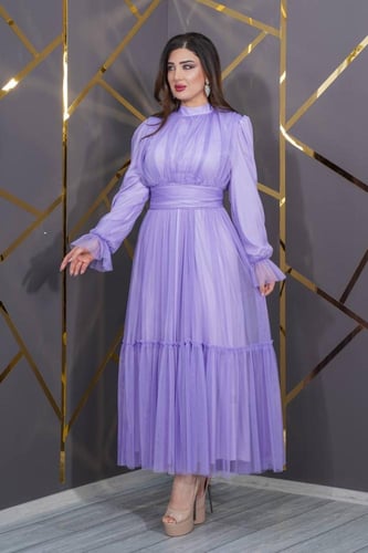 فستان الأناقة الحالمة (موف)