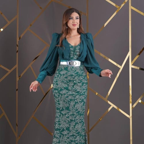 فستان "أوبرا" (اخضر)