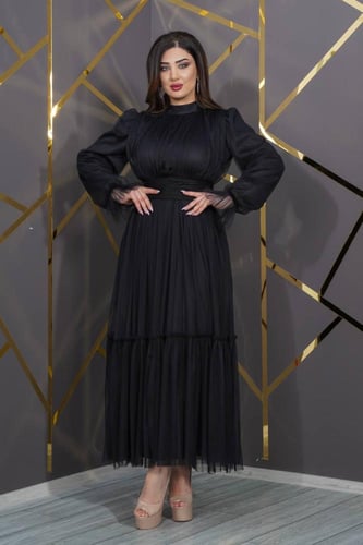 فستان الأناقة الحالمة (اسود)