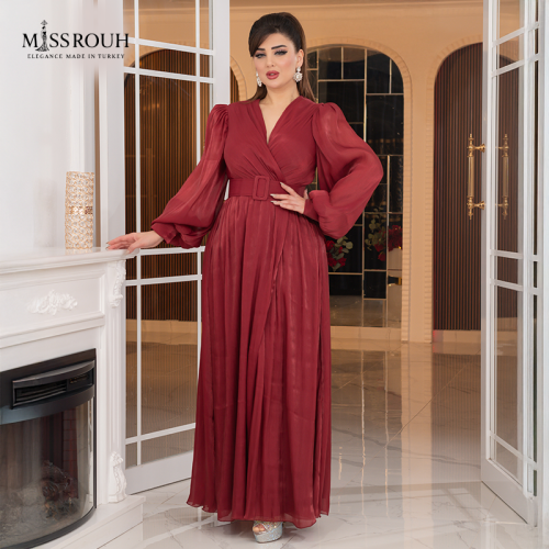 فستان "عبير الأنوثة"(احمر )