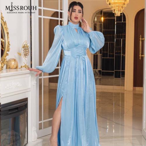 فستان الأناقة الملكية (سماوي)