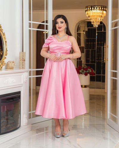 فستان "رغد الحياة" (وردي)