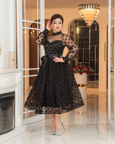 فستان إليجانس (اسود)