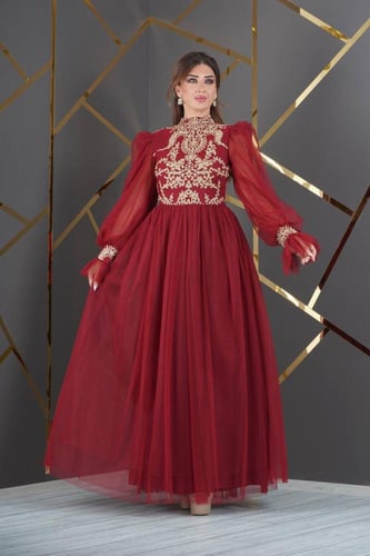 فستان برنسيس (احمر)