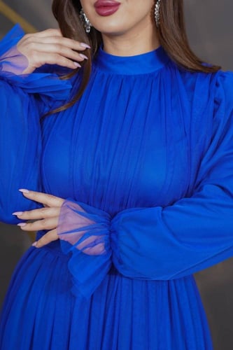 فستان الأناقة الحالمة (ازرق)