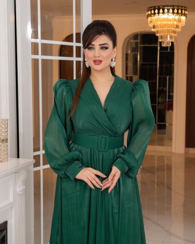 فستان "عبير الأنوثة" (اخضر)